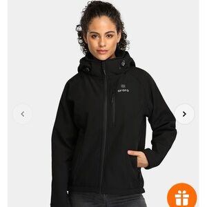 Ororo Women's Black Ski & Snow Jacket with Hood